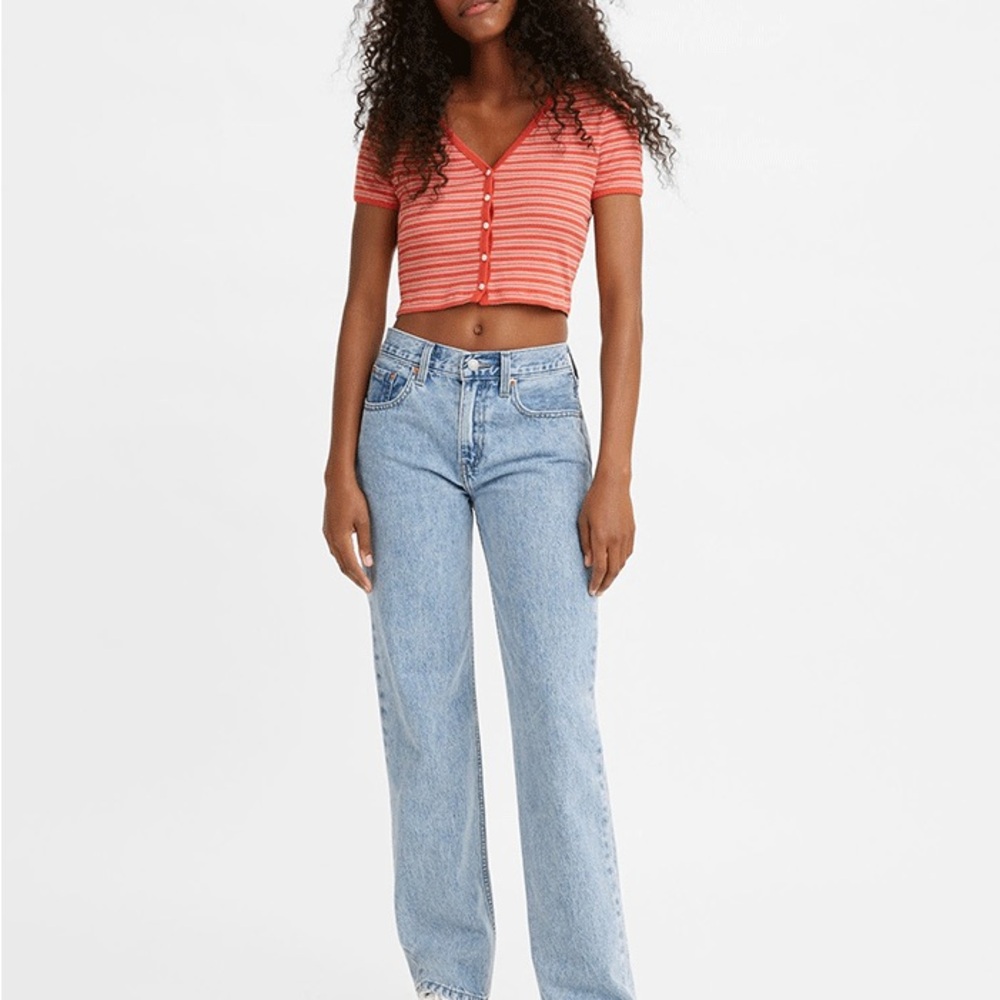 Levi's Blue Straight Leg Jeans
